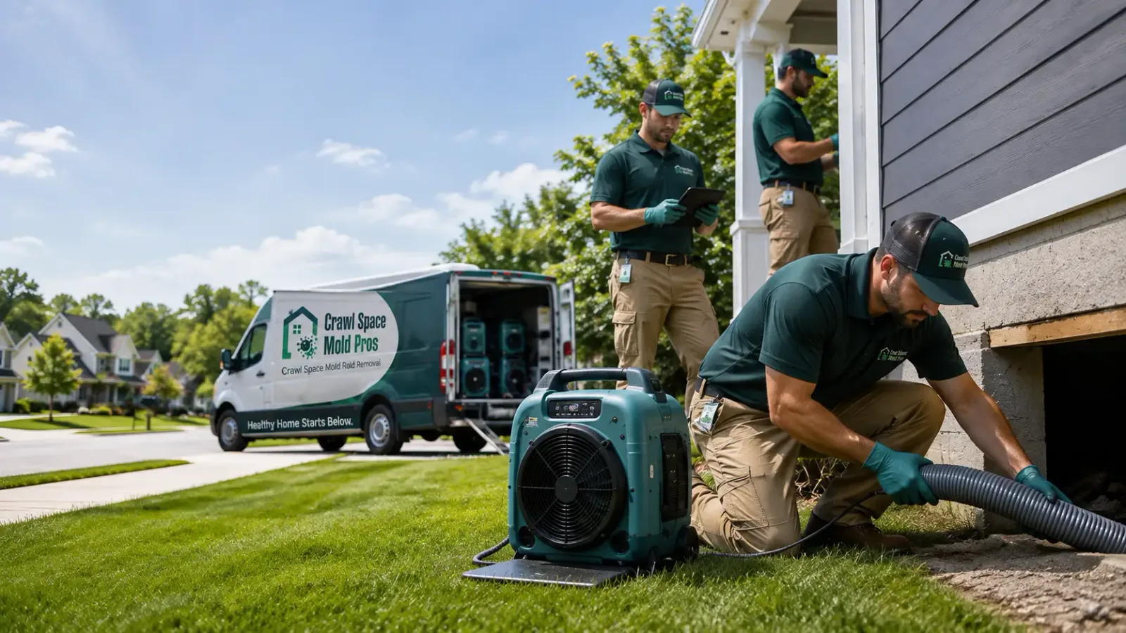 Crawl Space Mold Removal in Osakis, MN